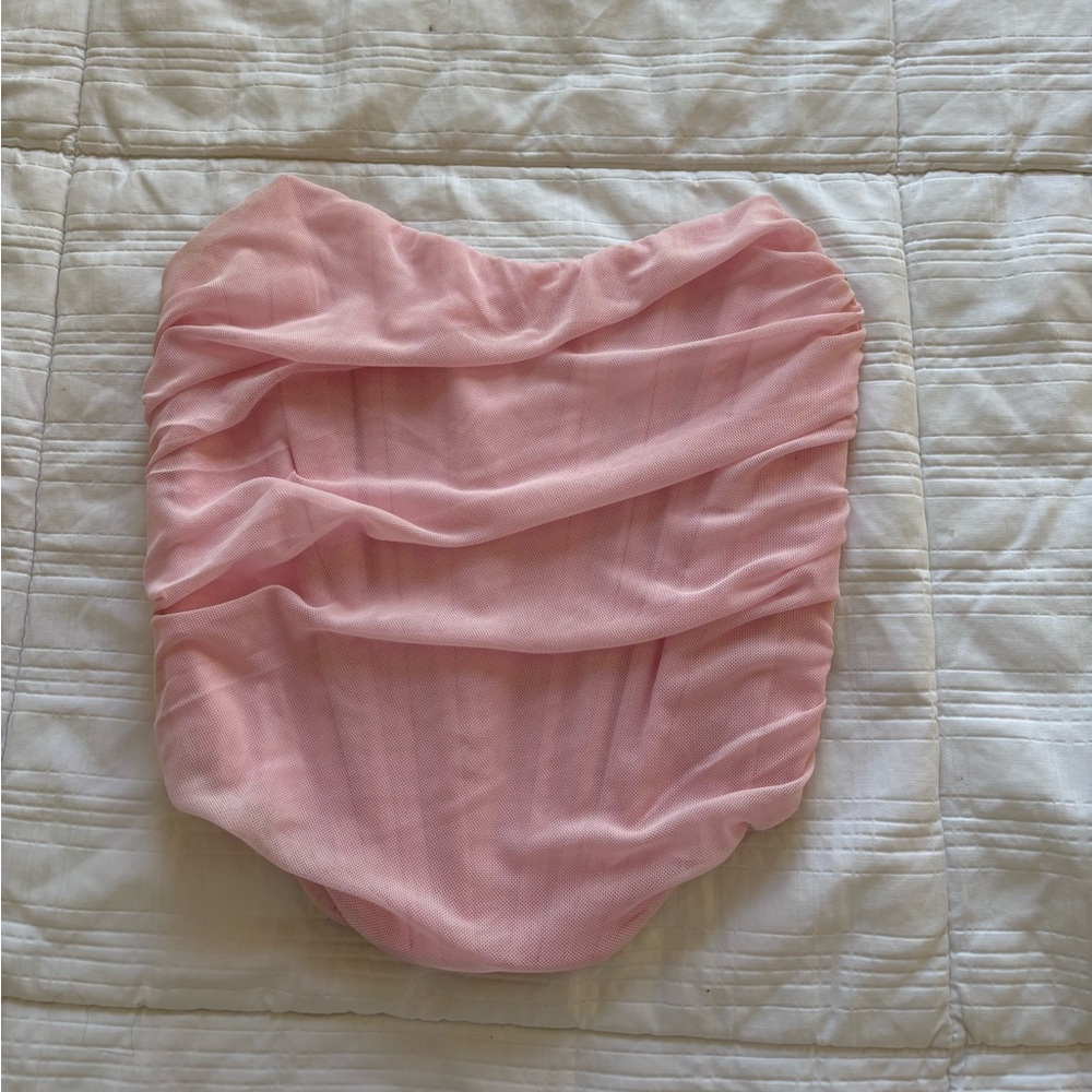 Elegant Pink Corset Top